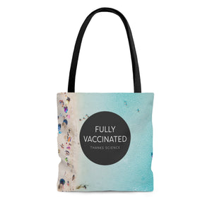 
                  
                    Load image into Gallery viewer, Fully Vaccinated Beach Tote Bag
                  
                