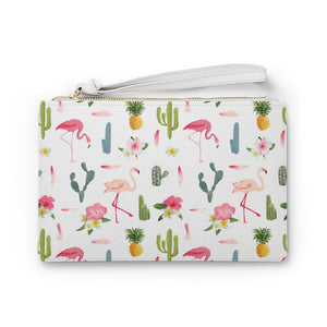 
                  
                    Load image into Gallery viewer, Pineapple Flamingo Party - Clutch Bag
                  
                