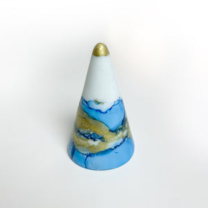 
                  
                    Load image into Gallery viewer, Ring Cone - Blue and Gold
                  
                