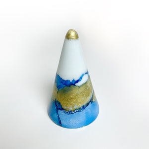 
                  
                    Load image into Gallery viewer, Ring Cone - Blue and Gold
                  
                